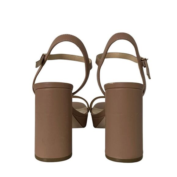 Sole Society Sendinal Nude Ankle Strap Platform Heel size 7.5 - Picture 4 of 8